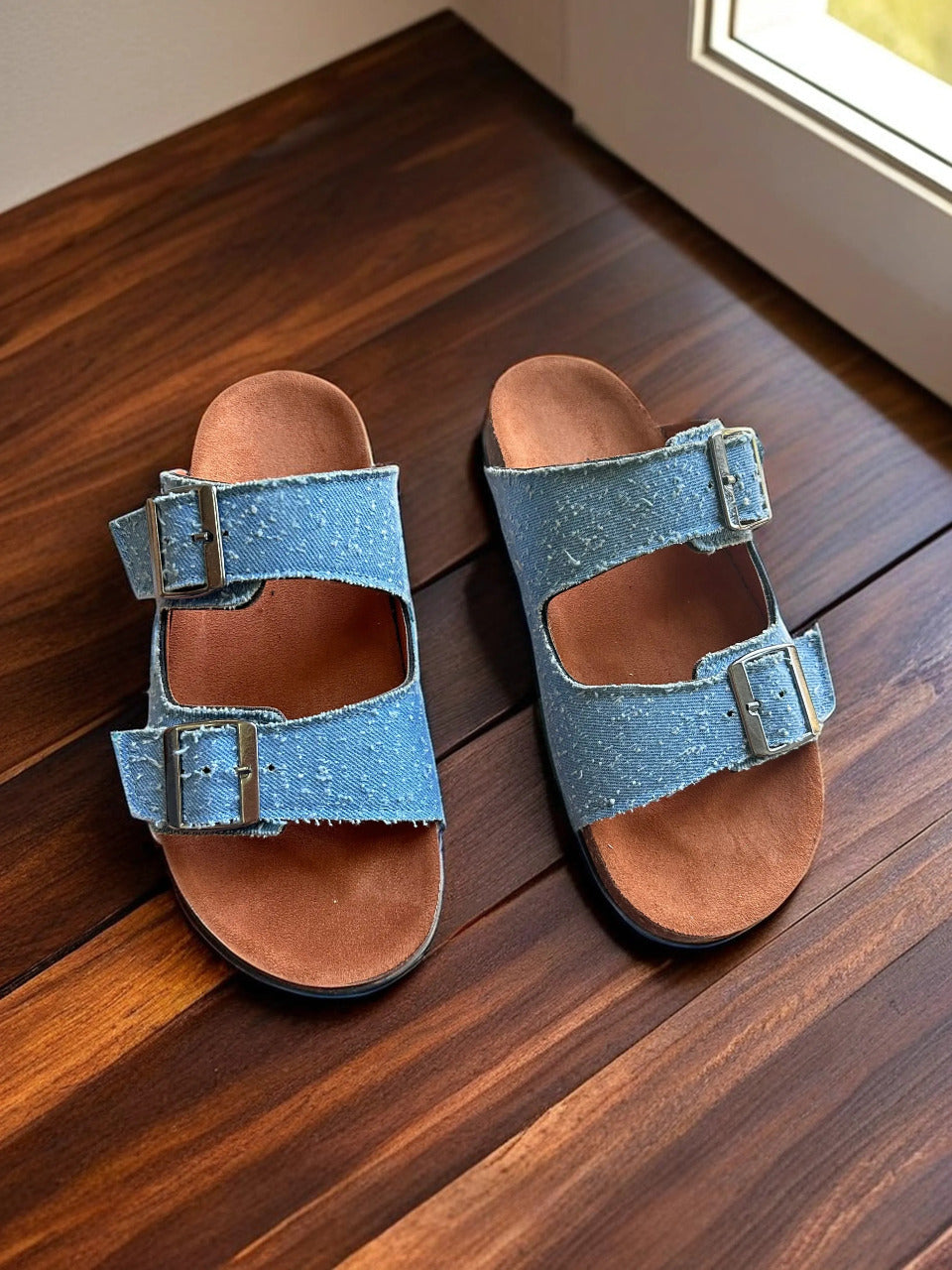 Aria basic Blue Jeans slipper