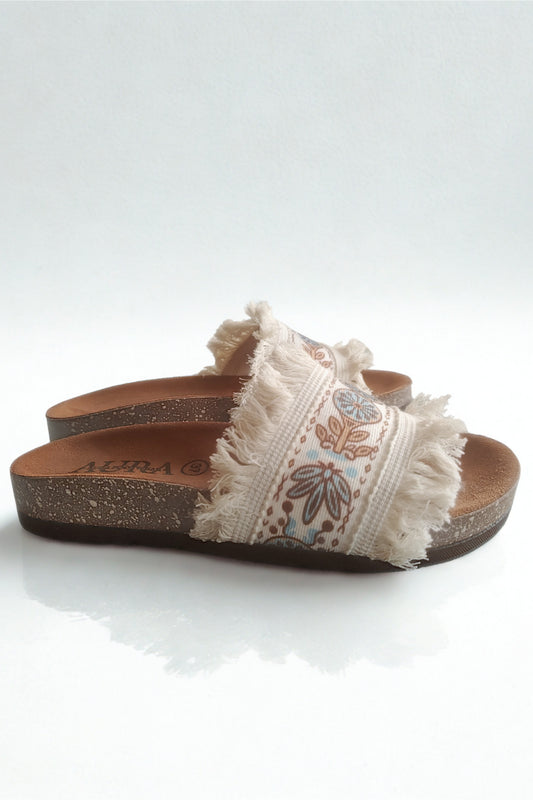 Aura slides beige (4013)