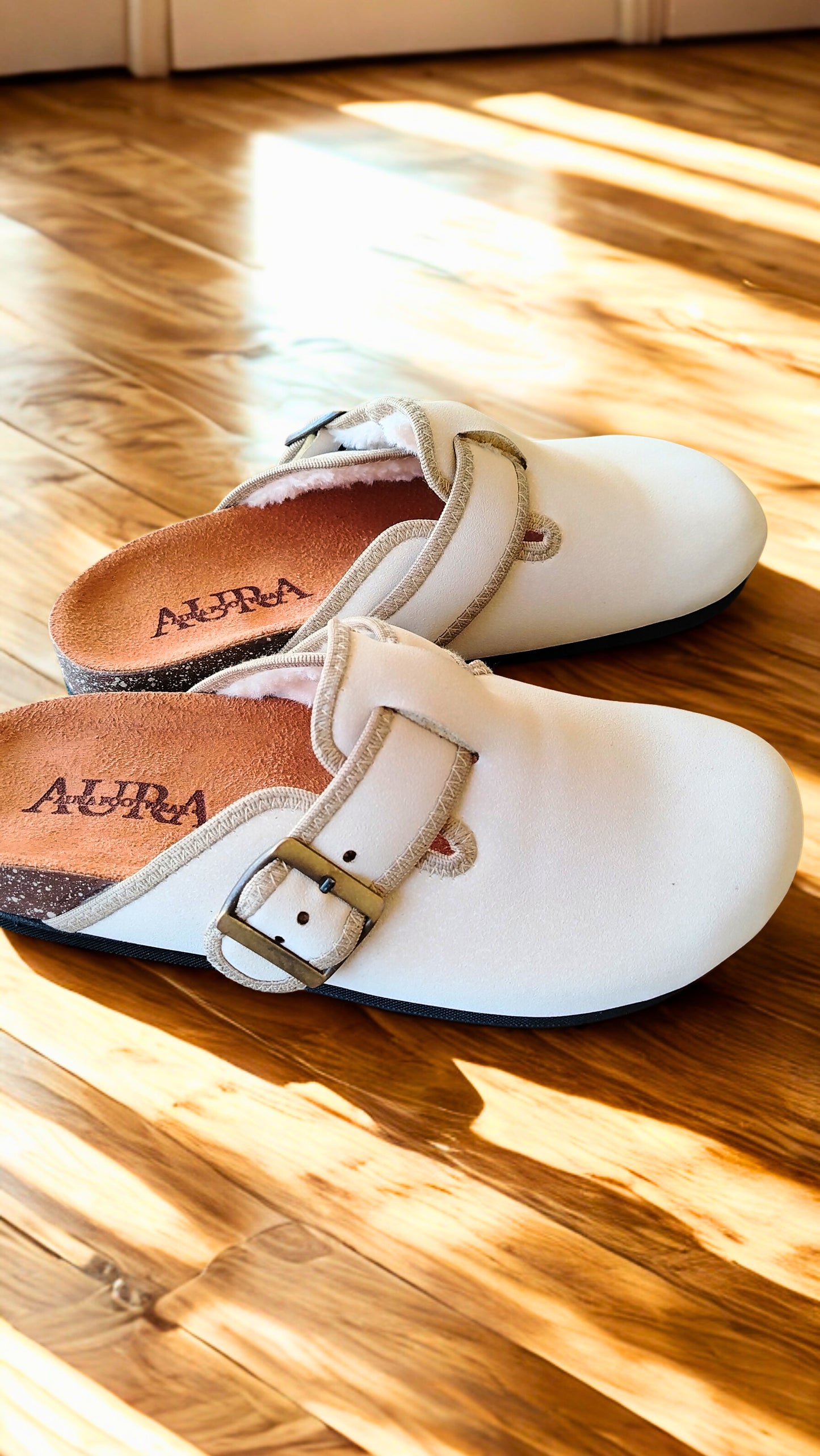 Seren clogs fur beige