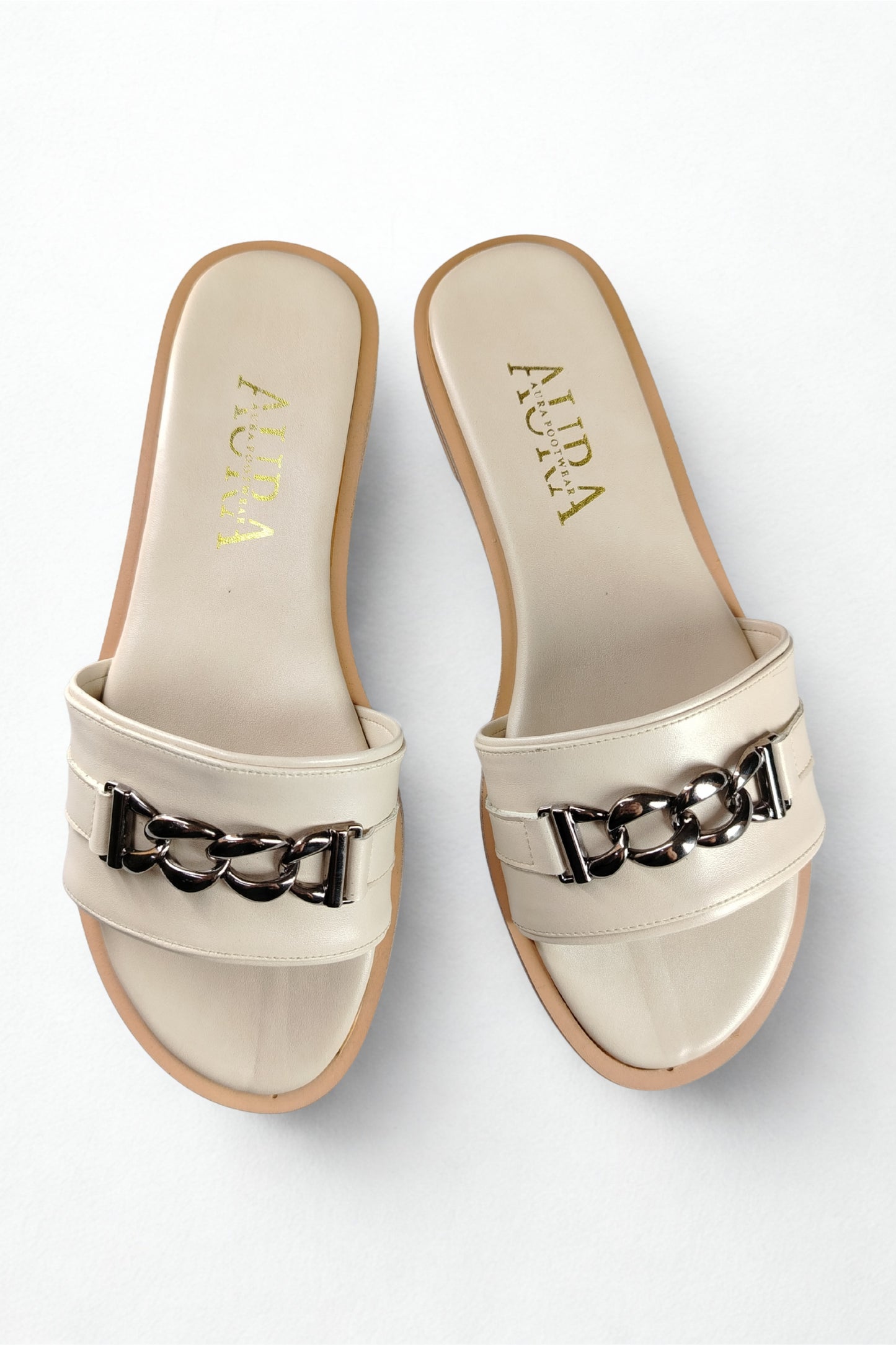 Aura slides beige (4007)