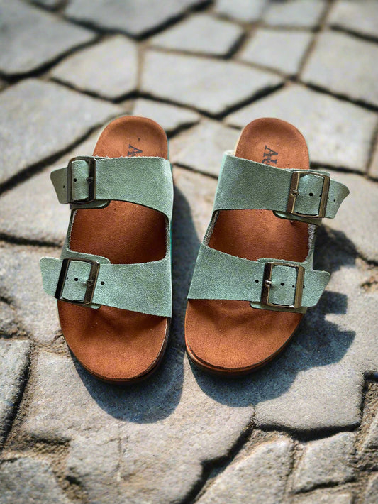 Aria basic Mint slipper
