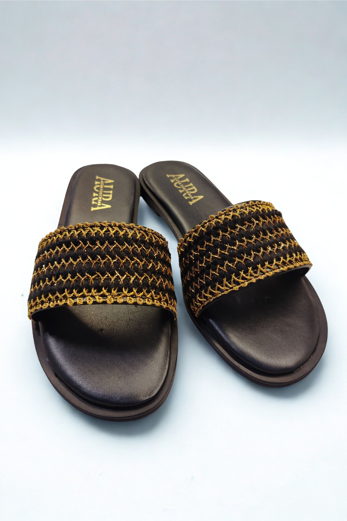 Aura slides gold waves(4006)