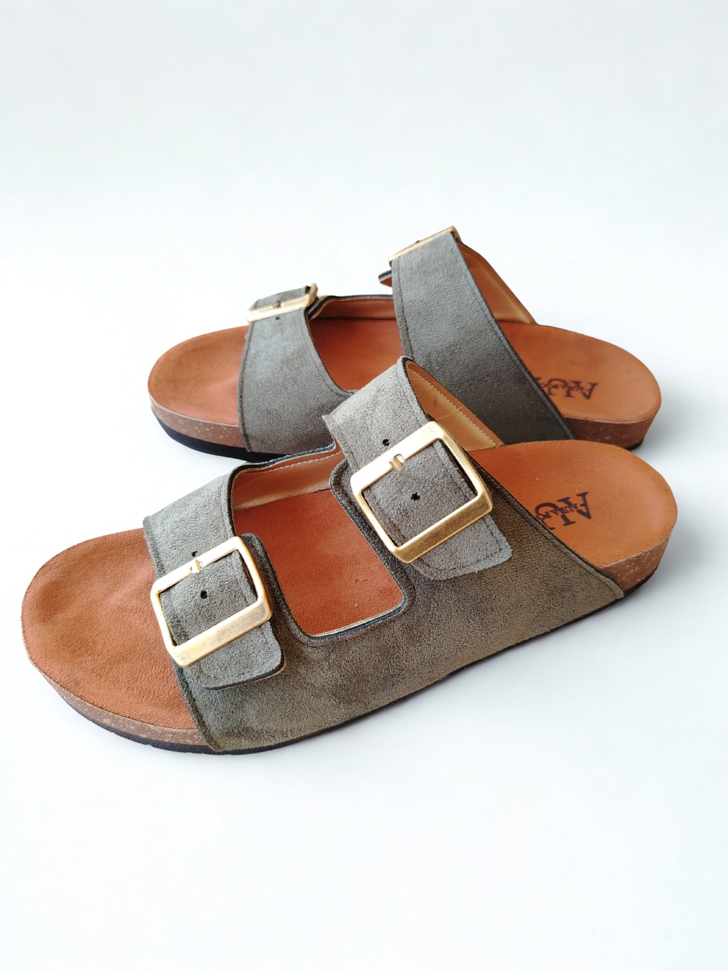 Aria Olive green slipper
