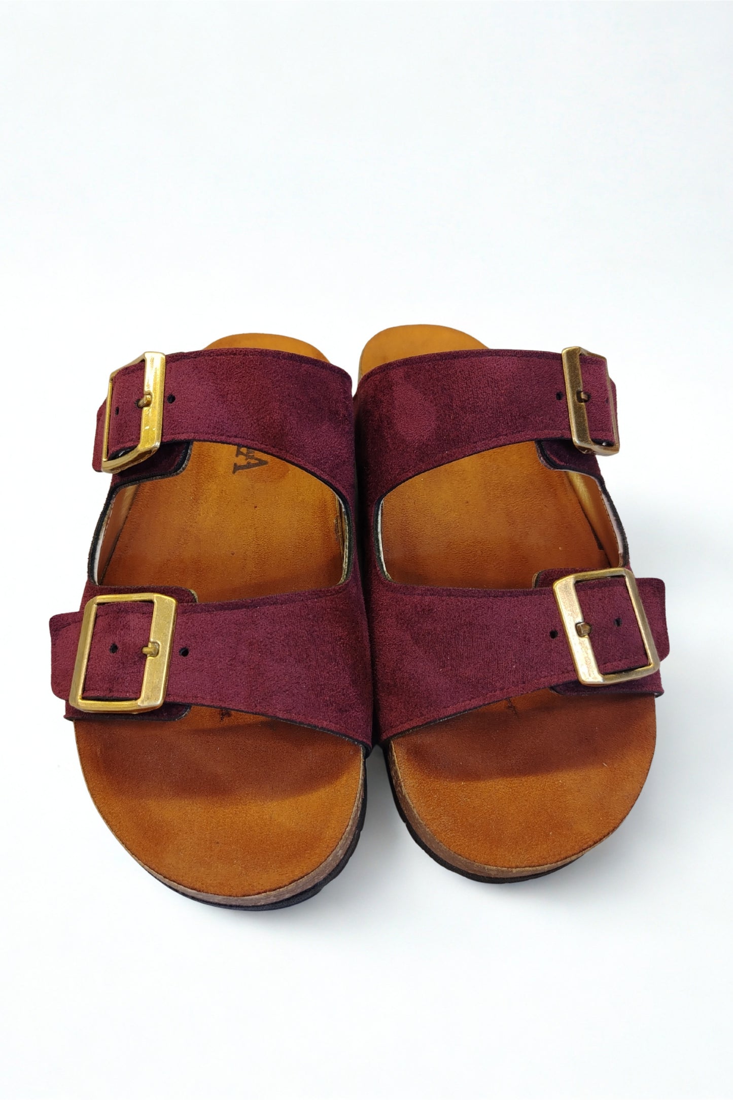 Aria burgundy slipper