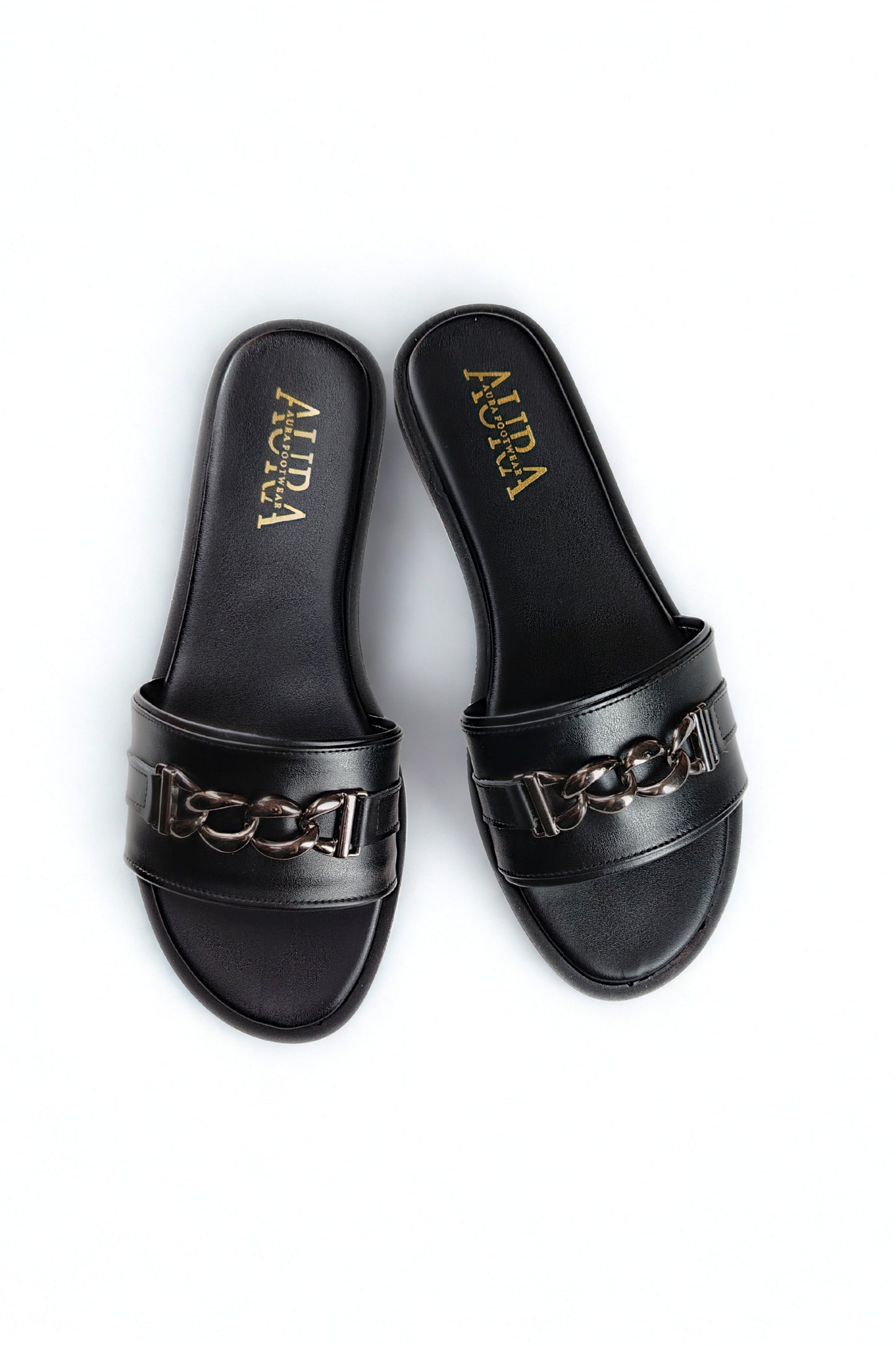 Aura slides black (4007)
