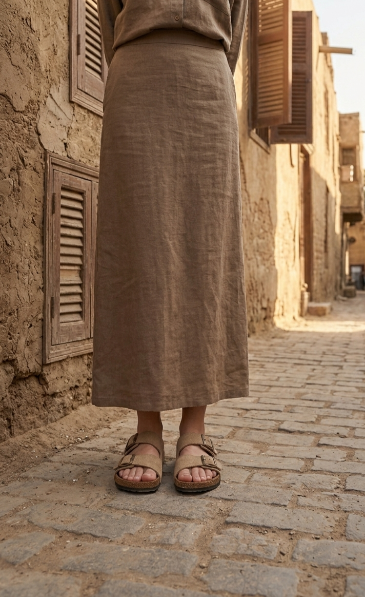 Aria basic beige slipper