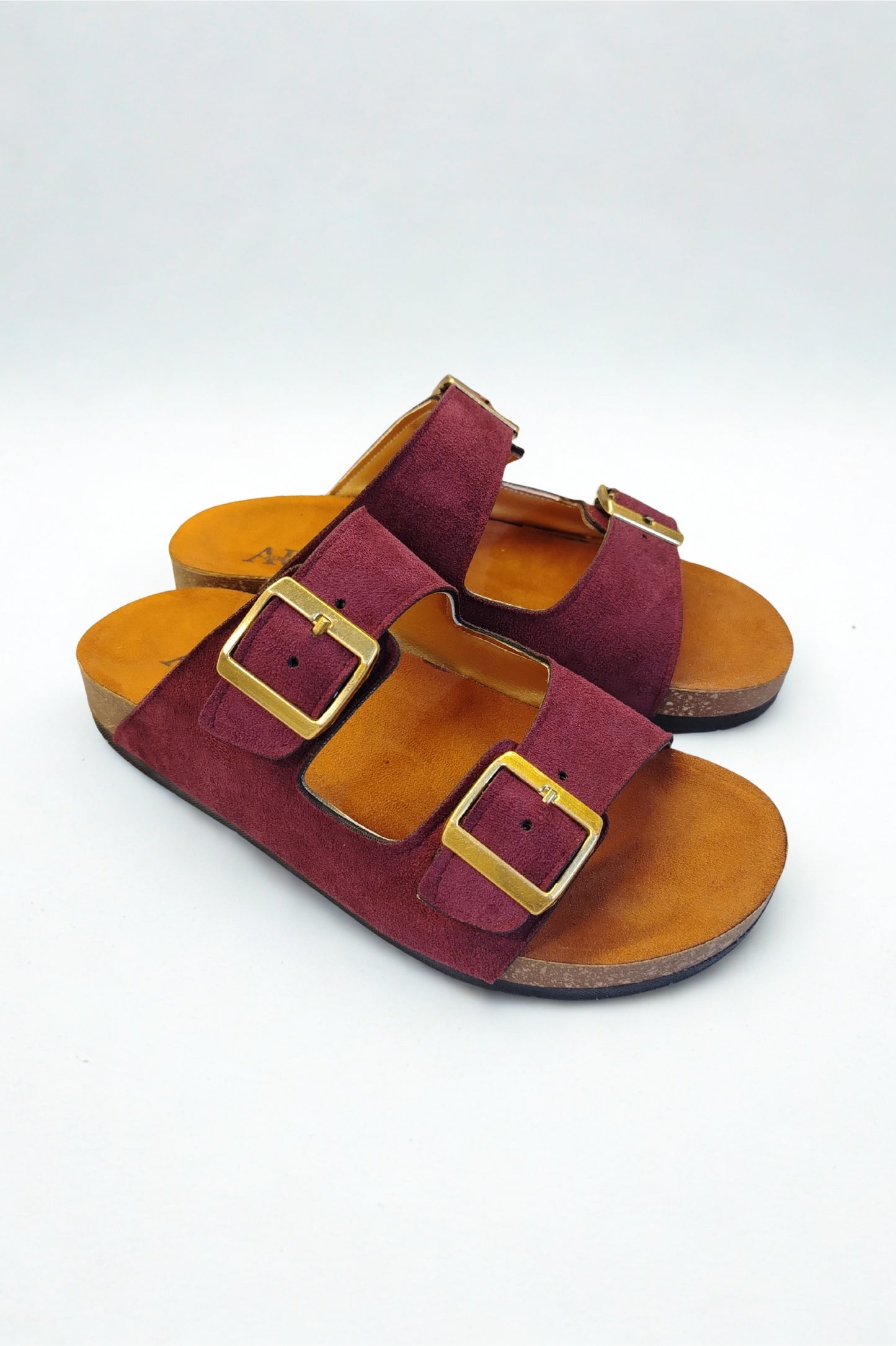 Aria burgundy slipper