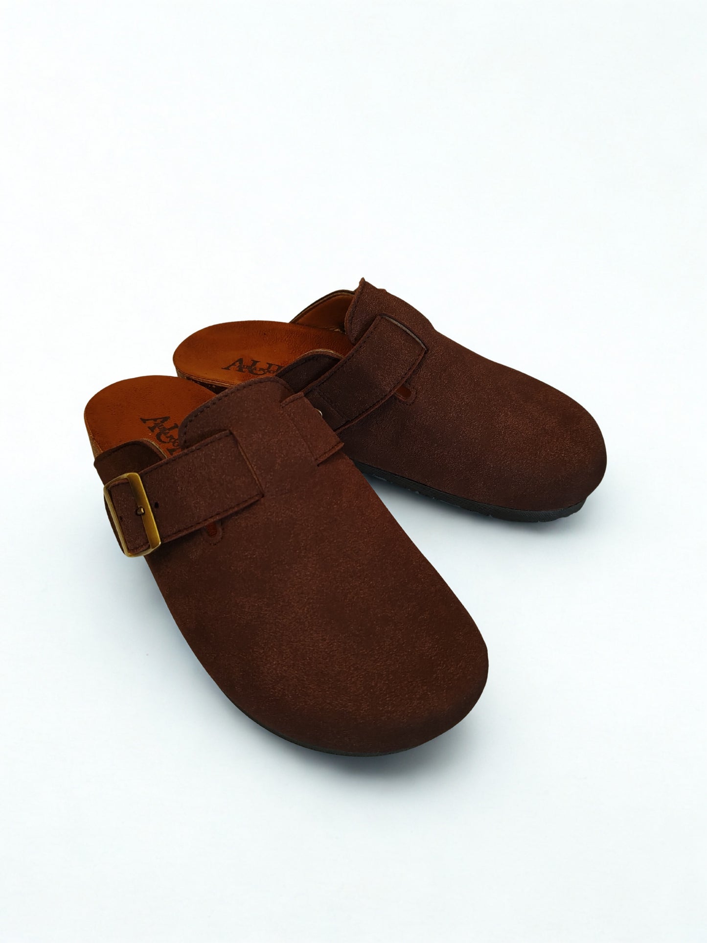 Seren chocolate brown clogs
