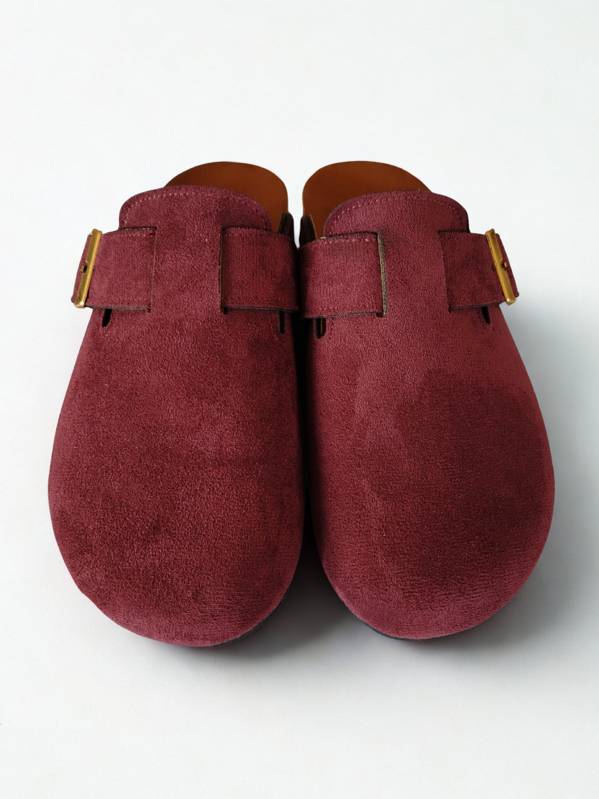 Seren burgundy clogs