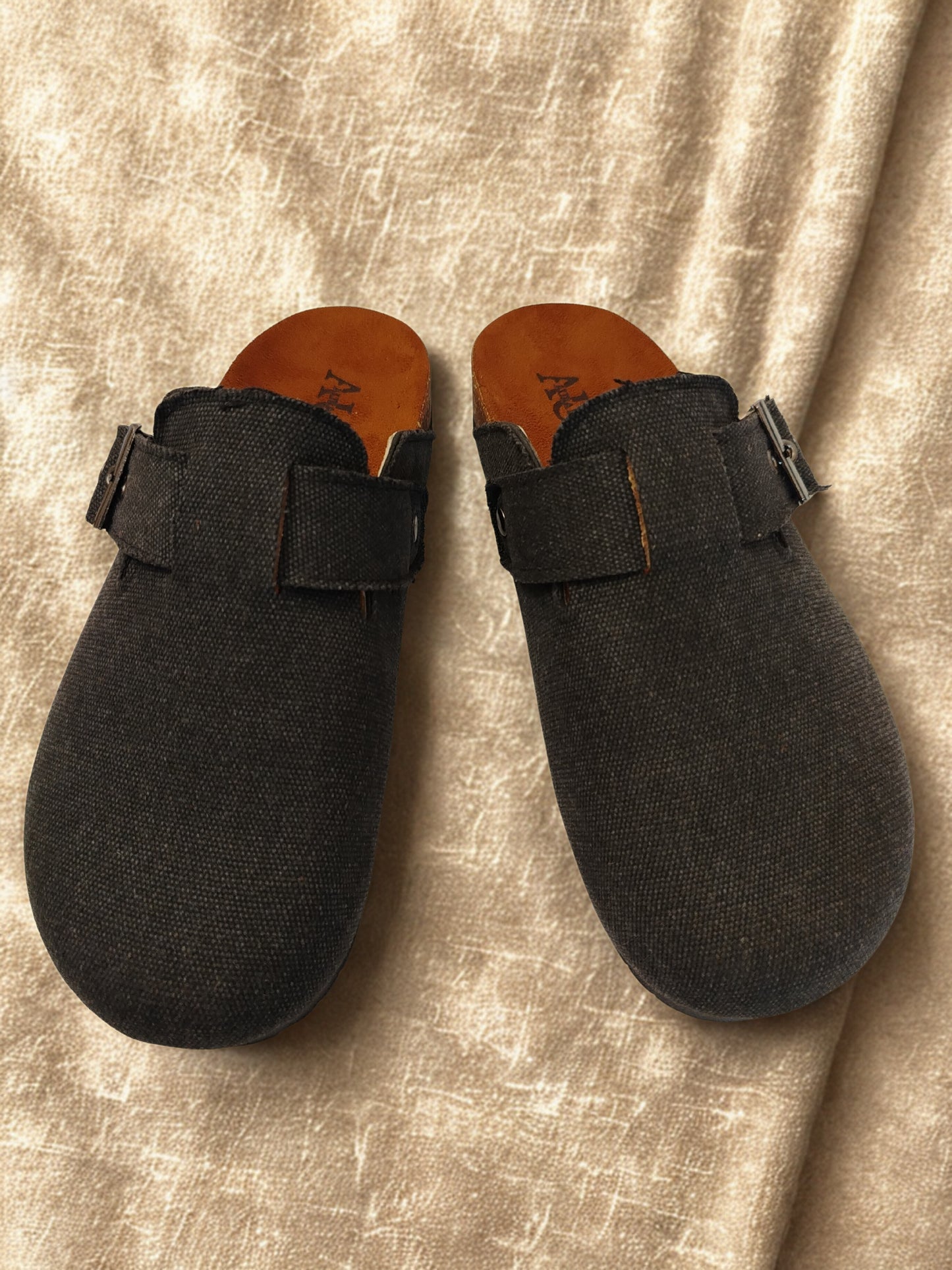 Seren Gray jeans clogs