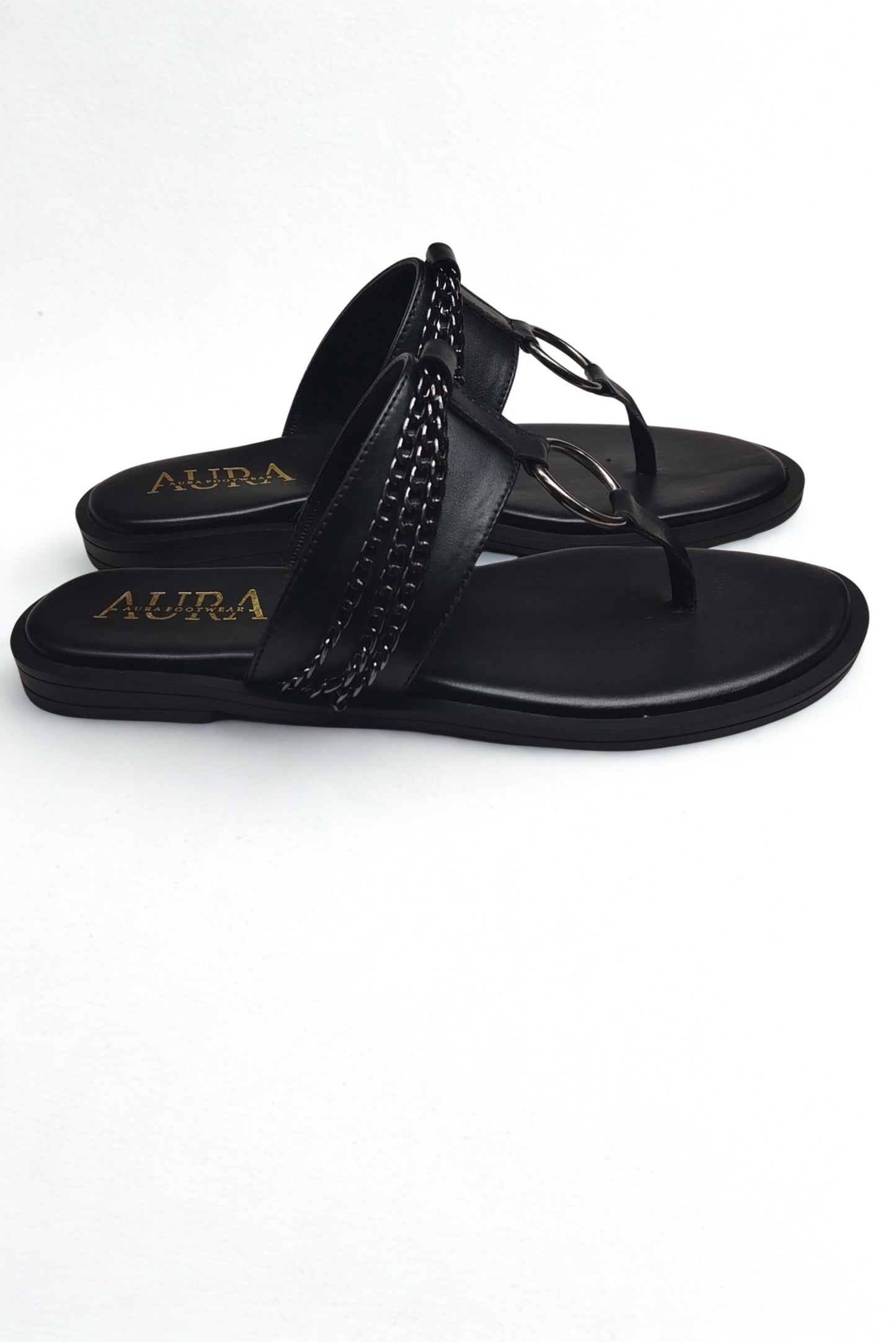Black sandal (4004)