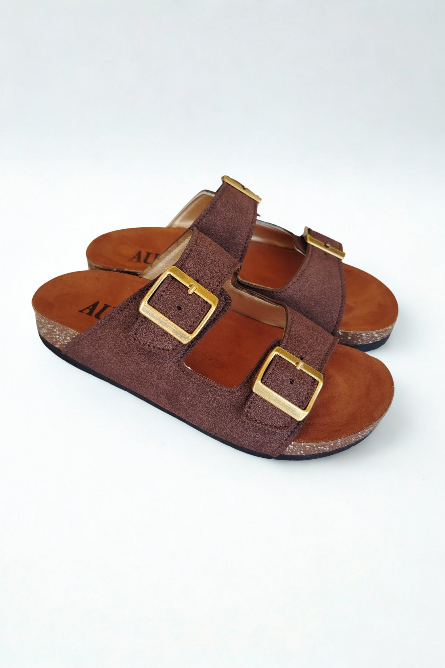 Aria chocolate brown slipper