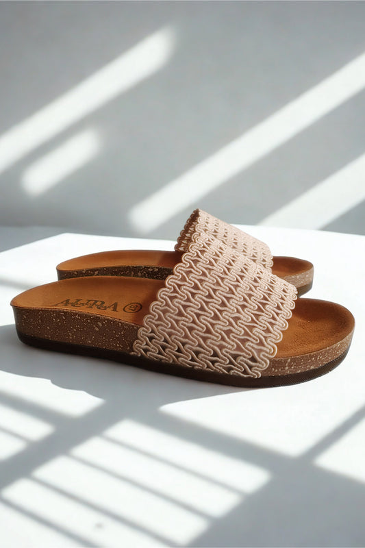 Aura slides beige (4011)