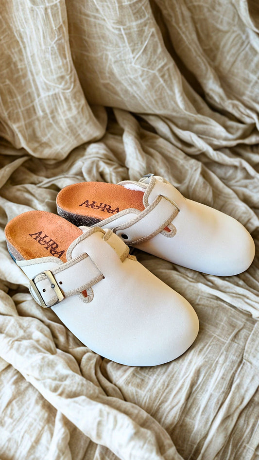 Seren clogs fur beige
