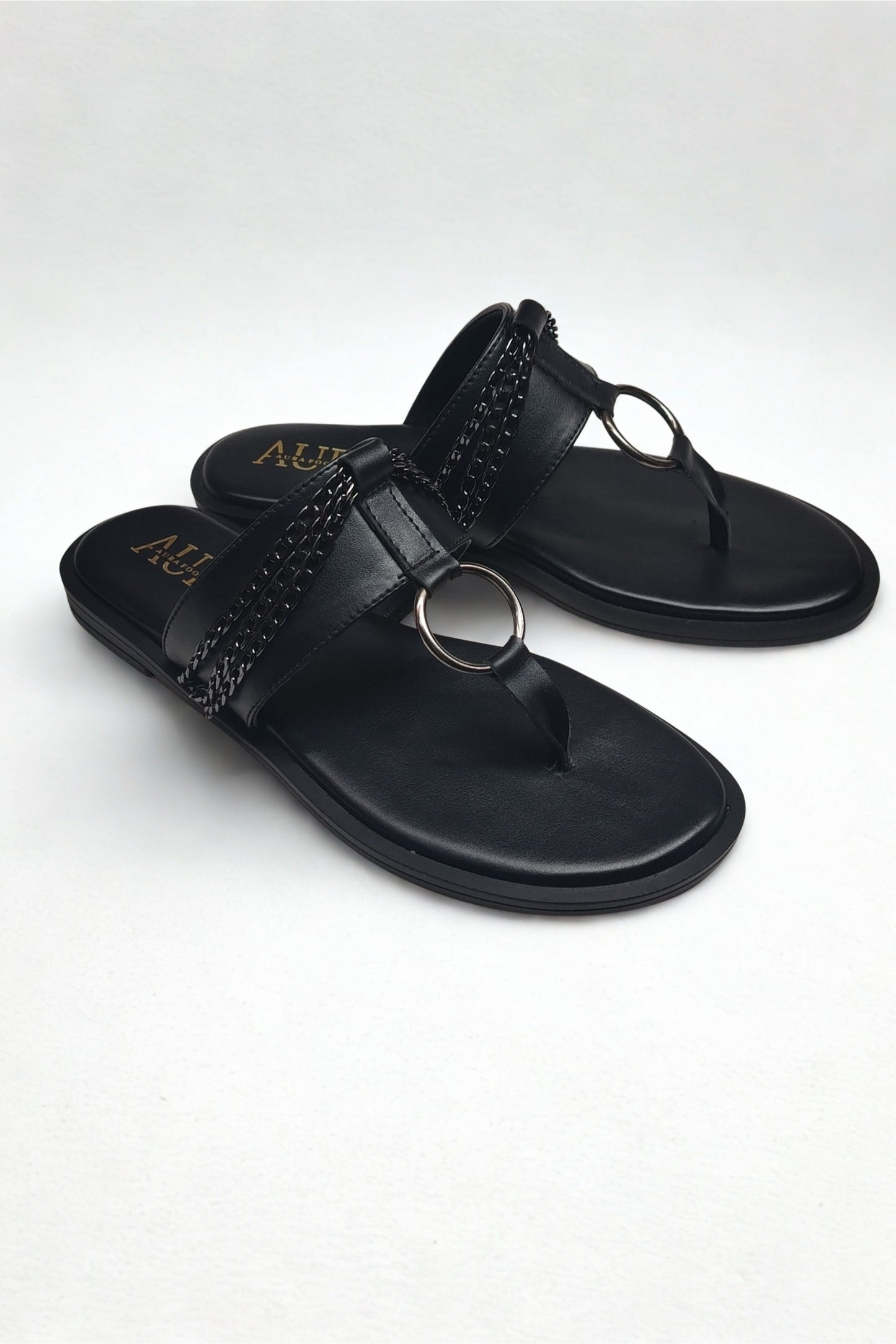 Black sandal (4004)