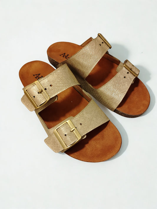 Aria basic gold slipper