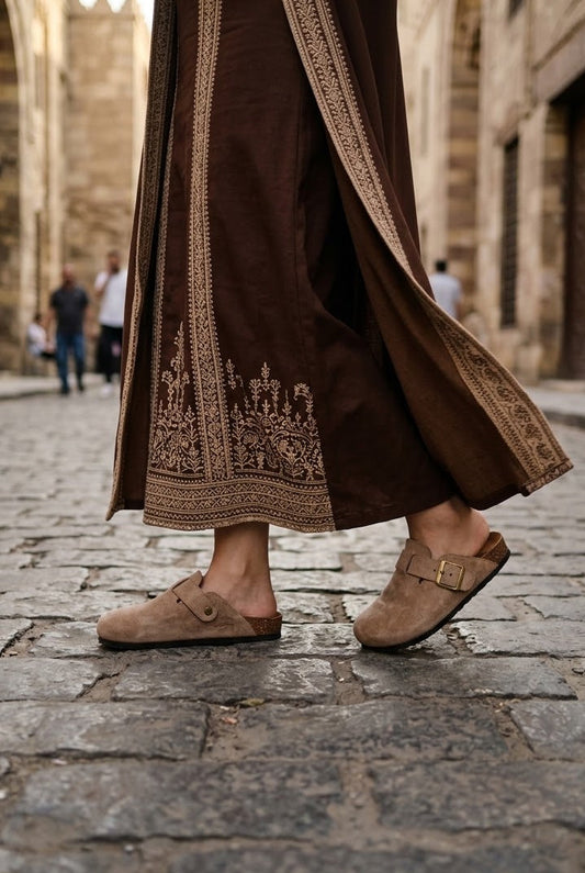 Seren Beige clogs