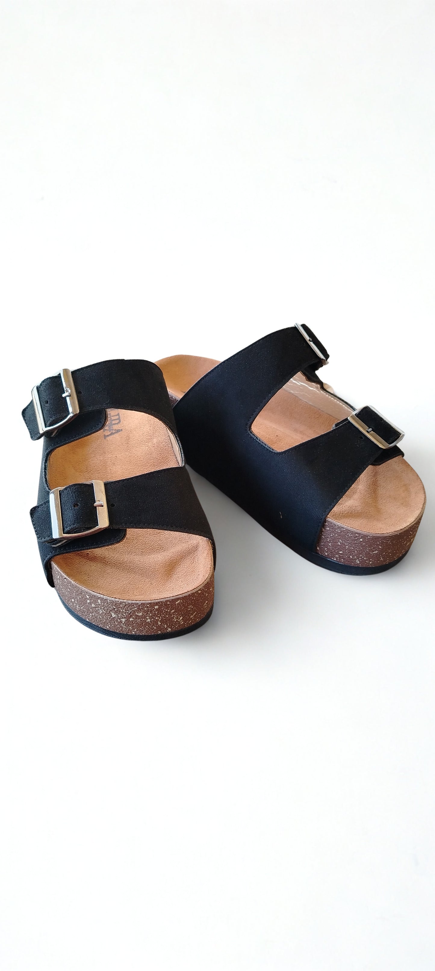 Aria high black slipper