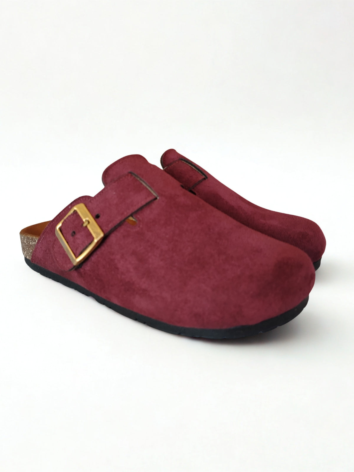 Seren burgundy clogs