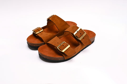Aria basic Havana brown slipper