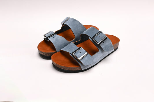 Aria basic baby blue slipper
