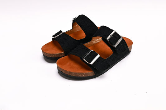 Aria basic Black Jeans slipper
